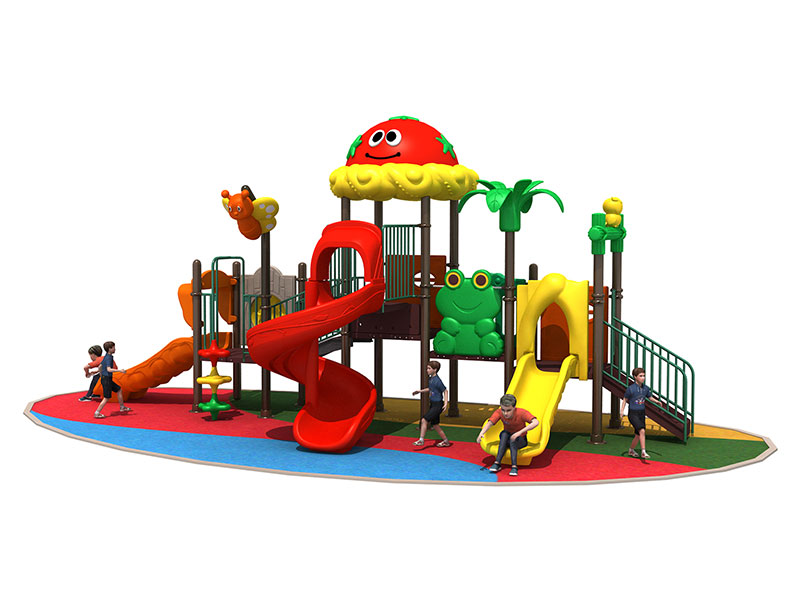 Plastic Outdoor Toddler Playset For Nursery, Toddler Plastic Playground Sets
